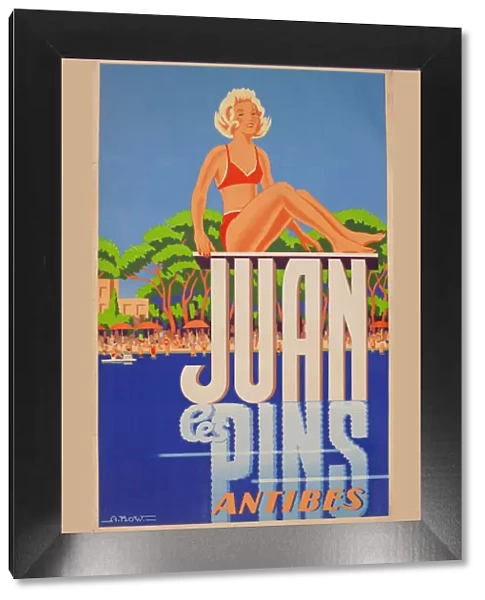 Advertisement for Juan les Pins, Antibes, France