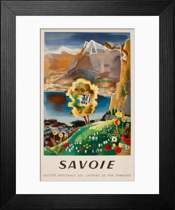 Framed Print : Advertisement for Savoie, France Framed Print : Advertisement for Savoie, France