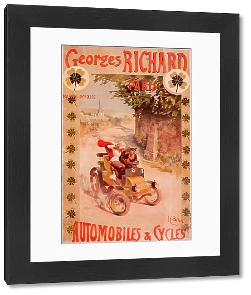 Advertisement for Georges Richard, Paris