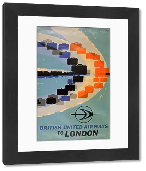 Advertisement for British United Airways to London