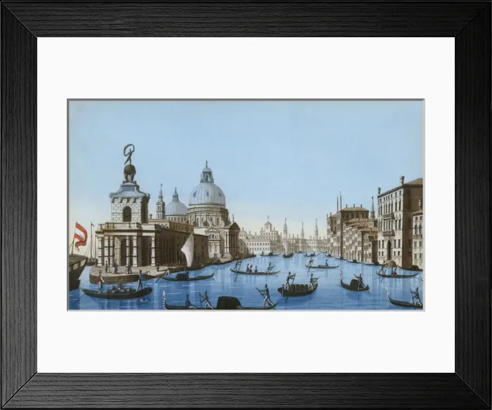 Framed Print : Watercolour painting, Grand Canal, Venice, Italy Framed Print : Watercolour painting, Grand Canal, Venice, Italy