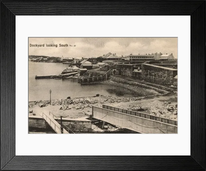 Framed Print : Bermuda - Dockyard - looking south Framed Print : Bermuda - Dockyard - looking south