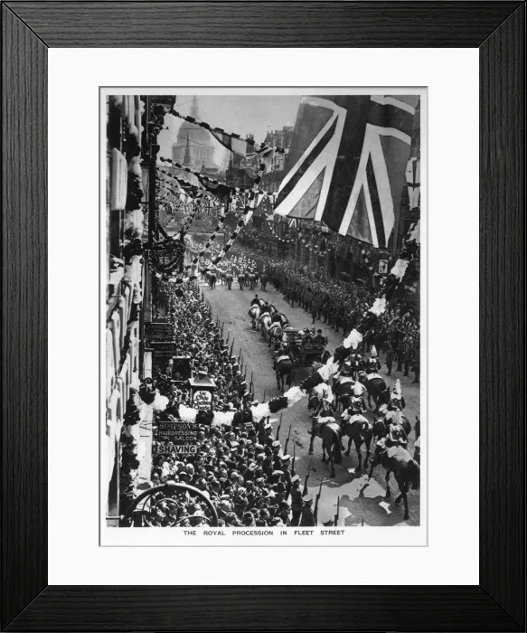 Framed Print : King George V and Queen Mary, Silver Jubilee Framed Print : King George V and Queen Mary, Silver Jubilee