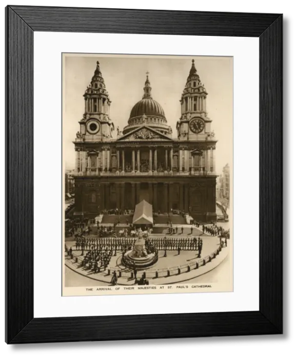 Framed Print : King George V and Queen Mary, Silver Jubilee Framed Print : King George V and Queen Mary, Silver Jubilee