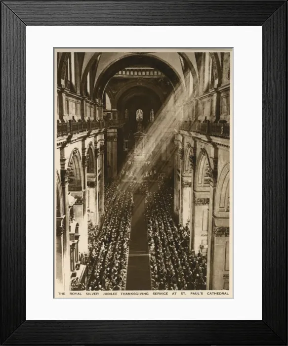 Framed Print : King George V and Queen Mary, Silver Jubilee Framed Print : King George V and Queen Mary, Silver Jubilee