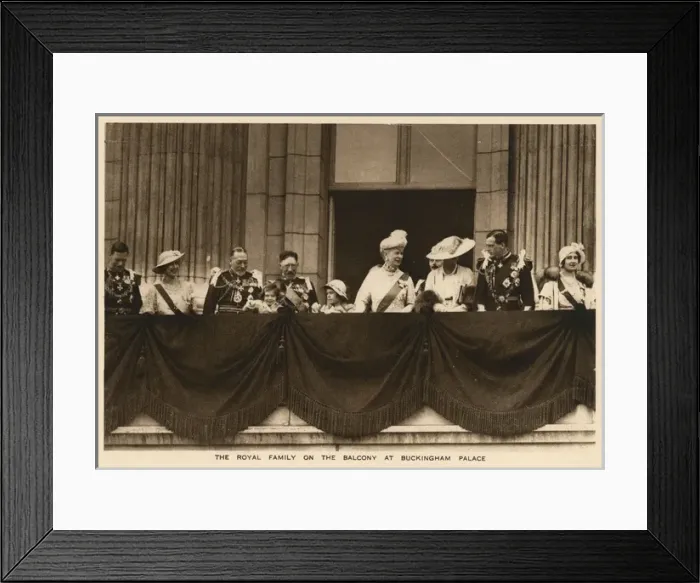 Framed Print : King George V and Queen Mary, Silver Jubilee Framed Print : King George V and Queen Mary, Silver Jubilee