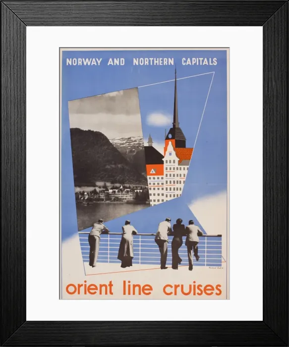 Framed Print : Advertisement for Orient Line Cruises Framed Print : Advertisement for Orient Line Cruises