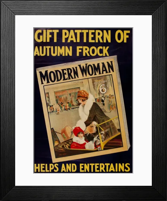 Framed Print : Advertisement for Modern Woman magazine Framed Print : Advertisement for Modern Woman magazine