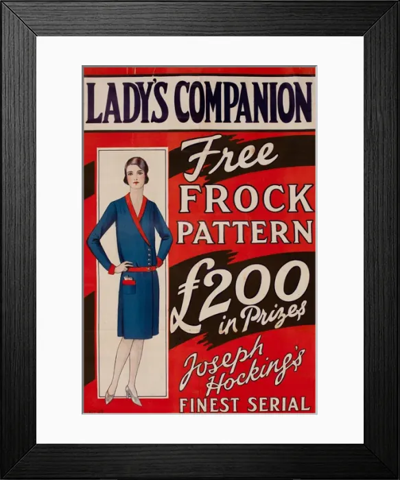 Framed Print : Cover design, Ladys Companion Framed Print : Cover design, Ladys Companion