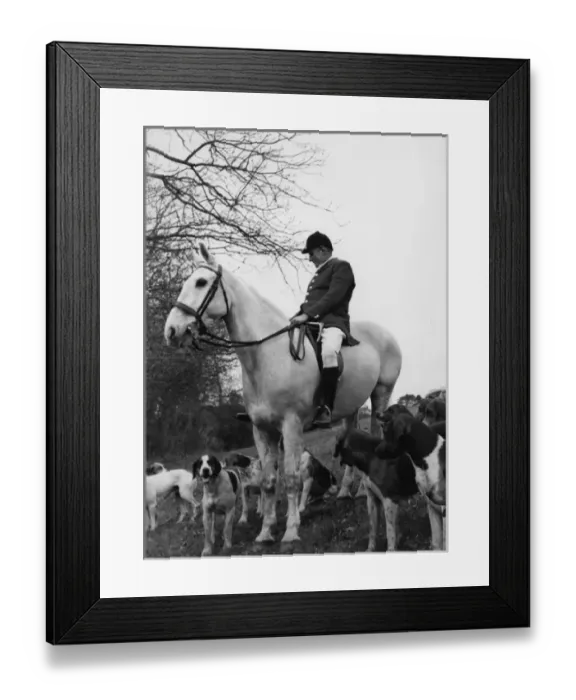 Framed Print : MFH of the South Devon Foxhounds Framed Print : MFH of the South Devon Foxhounds