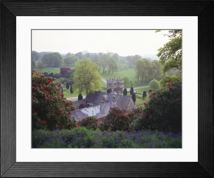 Framed Print : Gatehouse in mist, Lanhydrock House, Cornwall Framed Print : Gatehouse in mist, Lanhydrock House, Cornwall