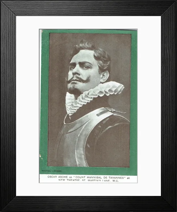 Framed Print : Oscar Asche as Count Hannibal, by Asche and Norreys Connell Framed Print : Oscar Asche as Count Hannibal, by Asche and Norreys Connell