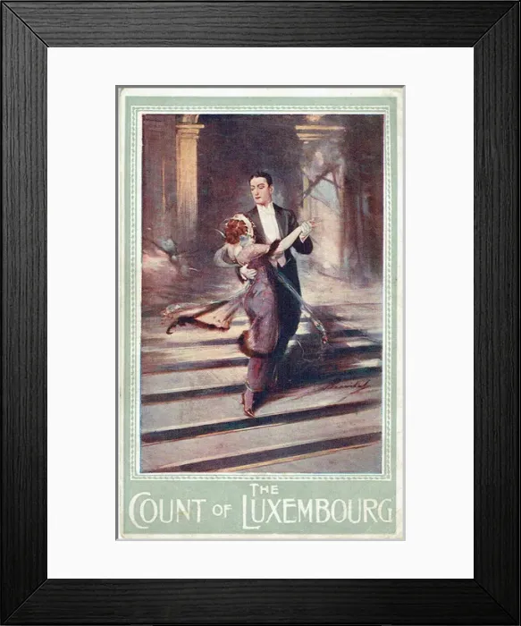 Framed Print : The Count of Luxembourg adapted by Basil Hood Framed Print : The Count of Luxembourg adapted by Basil Hood