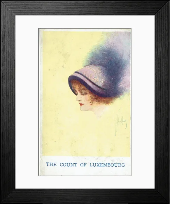 Framed Print : The Count of Luxembourg adapted by Basil Hood Framed Print : The Count of Luxembourg adapted by Basil Hood
