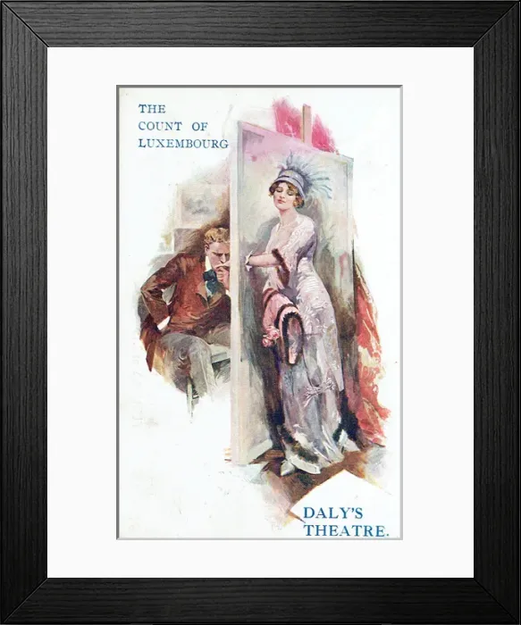 Framed Print : The Count of Luxembourg adapted by Basil Hood Framed Print : The Count of Luxembourg adapted by Basil Hood