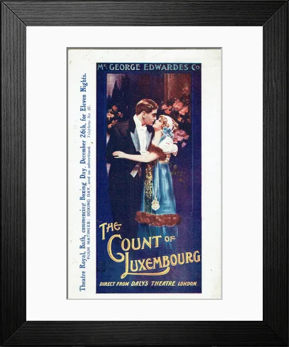 Framed Print : The Count of Luxembourg adapted by Basil Hood Framed Print : The Count of Luxembourg adapted by Basil Hood