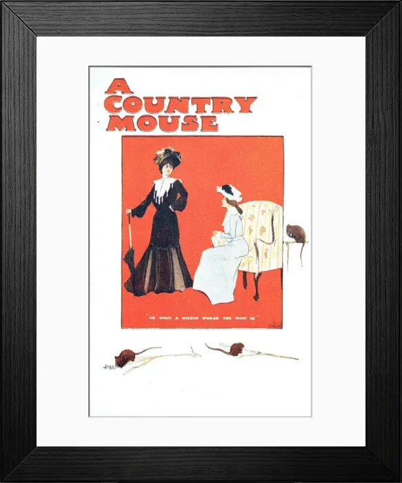 Framed Print : A Country Mouse by Arthur Law Framed Print : A Country Mouse by Arthur Law