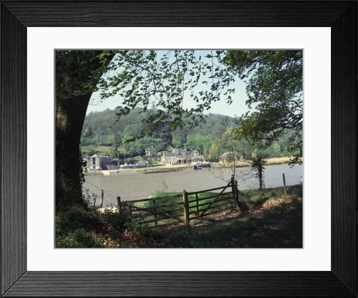 Framed Print : Cotehele Quay and River Tamar, Cornwall Framed Print : Cotehele Quay and River Tamar, Cornwall