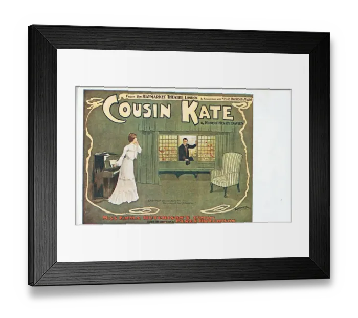 Framed Print : Cousin Kate by Hubert Henry Davies Framed Print : Cousin Kate by Hubert Henry Davies