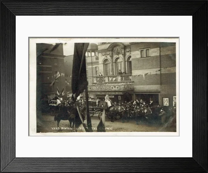 Framed Print : The Lord Mayor visits The Crown Theatre Framed Print : The Lord Mayor visits The Crown Theatre
