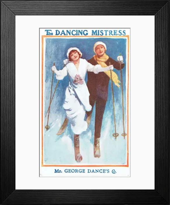 Framed Print : The Dancing Mistress by James Tanner, music Lionel Monckton Framed Print : The Dancing Mistress by James Tanner, music Lionel Monckton