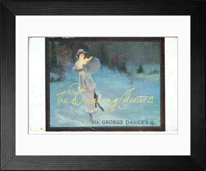 Framed Print : The Dancing Mistress by James Tanner, music Lionel Monckton Framed Print : The Dancing Mistress by James Tanner, music Lionel Monckton