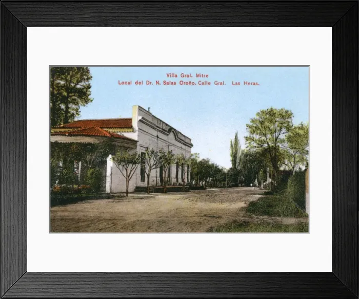 Framed Print : Street in Las Heras, Mendoza, Argentina, South America Framed Print : Street in Las Heras, Mendoza, Argentina, South America