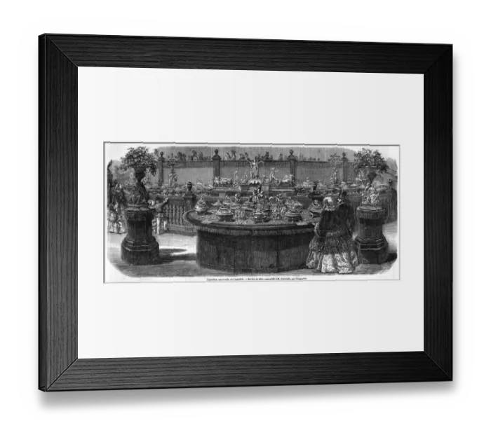 Framed Print : Christofle silverware at the Exposition Universelle, 1855 Framed Print : Christofle silverware at the Exposition Universelle, 1855