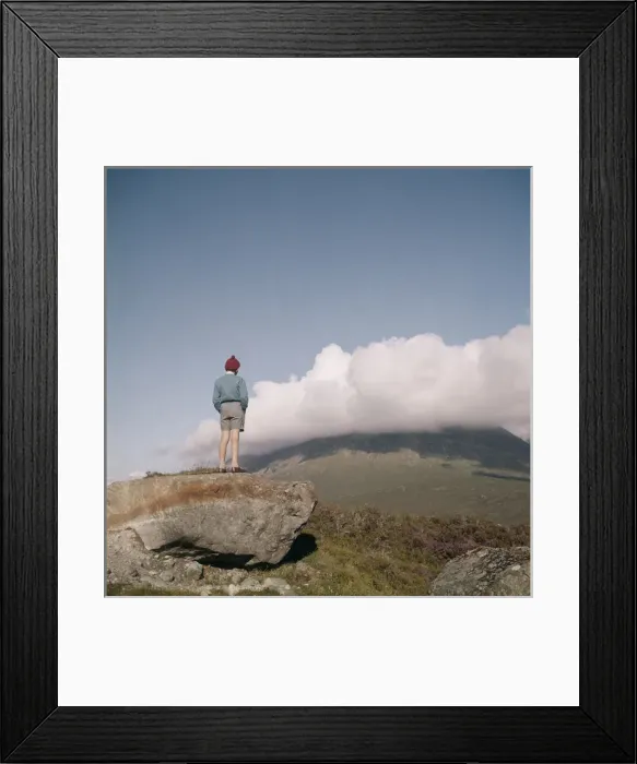 Framed Print : Climbing in the Cuillin mountains on Skye, Scotland Framed Print : Climbing in the Cuillin mountains on Skye, Scotland