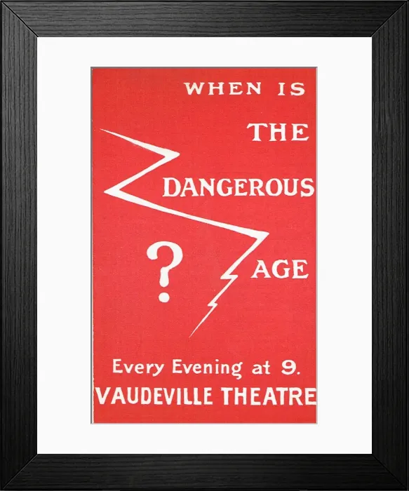 Framed Print : The Dangerous Age by H. V. Esmond Framed Print : The Dangerous Age by H. V. Esmond