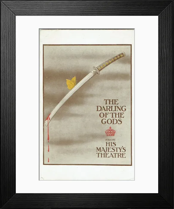 Framed Print : The Darling of the Gods by David Belasco & John Luther Long Framed Print : The Darling of the Gods by David Belasco & John Luther Long