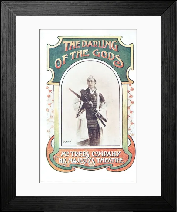 Framed Print : The Darling of the Gods by David Belasco & John Luther Long Framed Print : The Darling of the Gods by David Belasco & John Luther Long