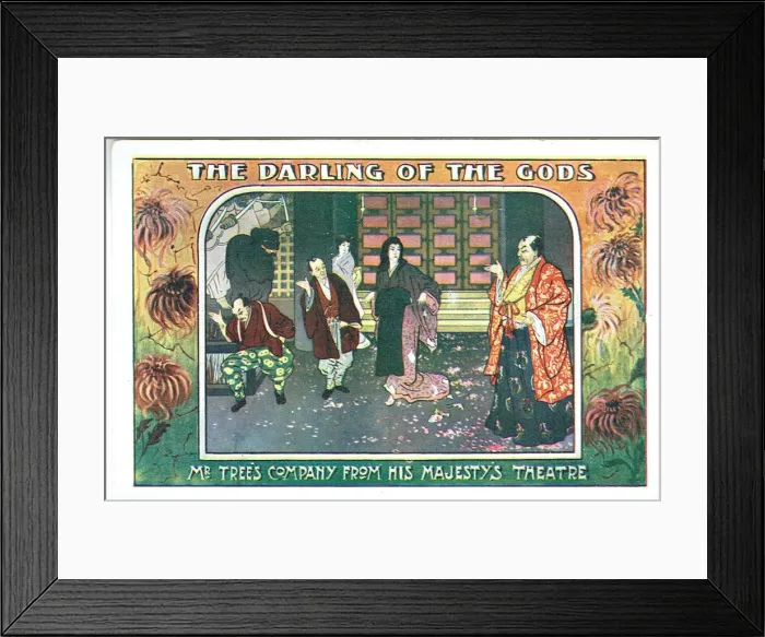 Framed Print : The Darling of the Gods by David Belasco & John Luther Long Framed Print : The Darling of the Gods by David Belasco & John Luther Long