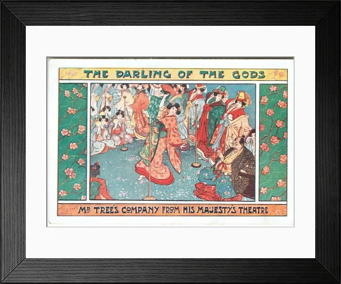 Framed Print : The Darling of the Gods by David Belasco & John Luther Long Framed Print : The Darling of the Gods by David Belasco & John Luther Long