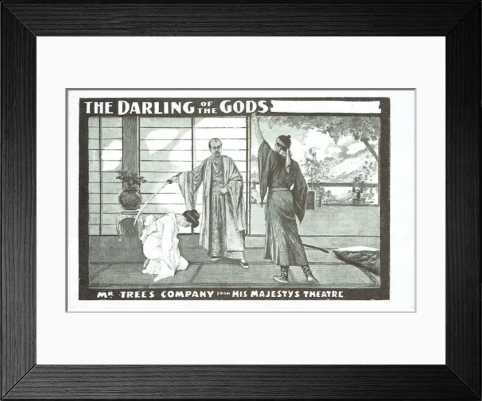 Framed Print : The Darling of the Gods by David Belasco & John Luther Long Framed Print : The Darling of the Gods by David Belasco & John Luther Long