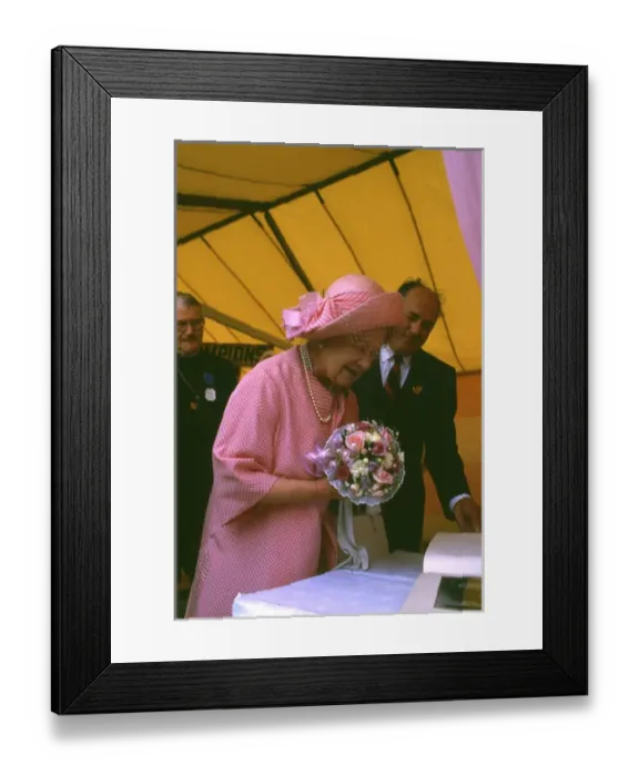 Framed Print : Queen Mother at the Royal Cornwall Show, Wadebridge Framed Print : Queen Mother at the Royal Cornwall Show, Wadebridge