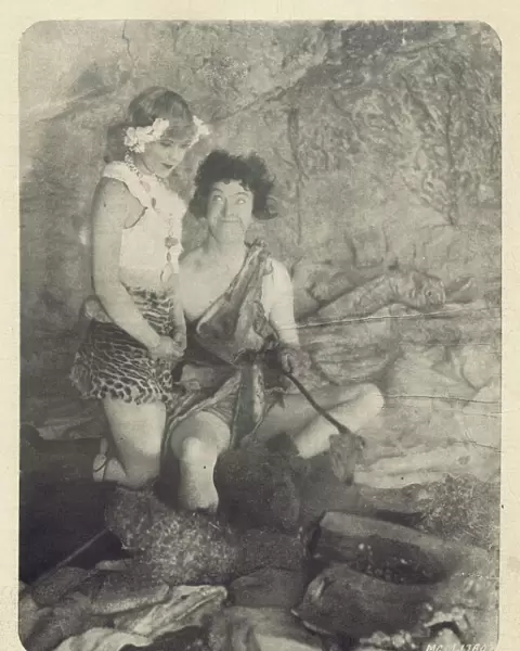 Edna Marion and Stan Laurel in Flying Elephants