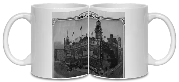 The exterior fa硤e of the Hippodrome Theatre, New York, 192
