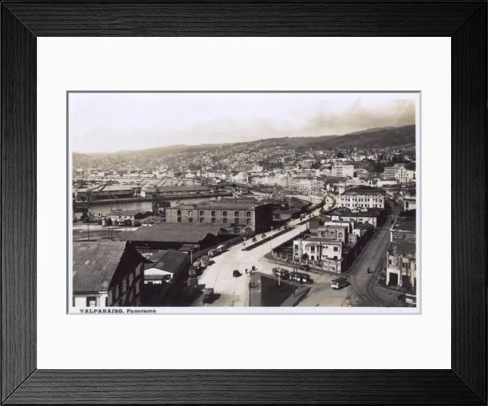 Framed Print : General view of Valparaiso, Chile, South America