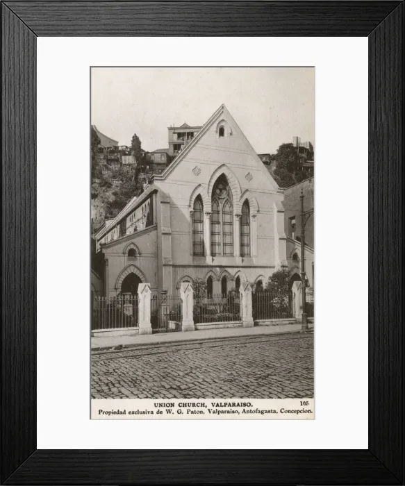 Framed Print : Union Church at Valparaiso, Chile, South America Framed Print : Union Church at Valparaiso, Chile, South America