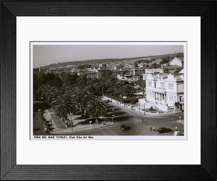 Framed Print : Club building, Vina del Mar, Chile, South America Framed Print : Club building, Vina del Mar, Chile, South America