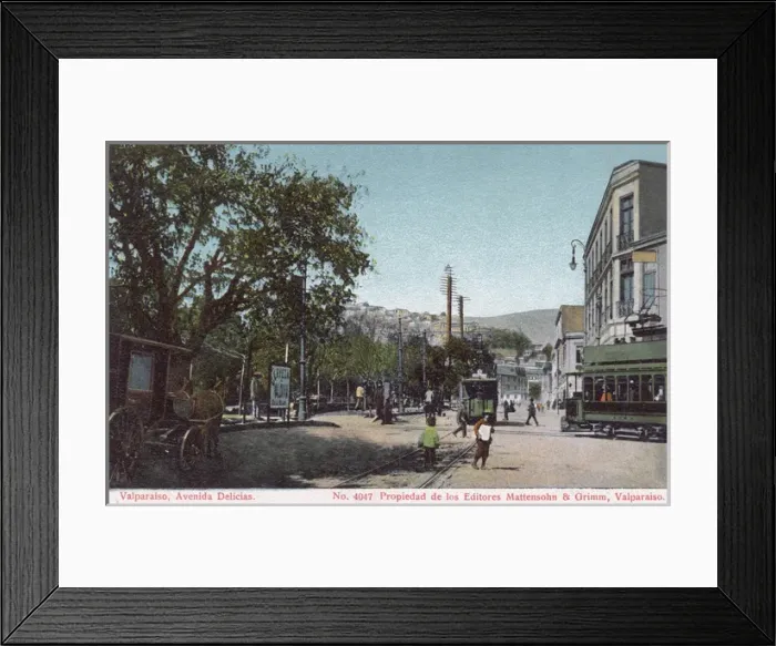 Framed Print : Avenue of Delights, Valparaiso, Chile, South America Framed Print : Avenue of Delights, Valparaiso, Chile, South America