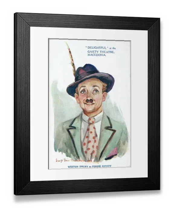Framed Print : Delightful, at the Gaiety Theatre, Macedonia Framed Print : Delightful, at the Gaiety Theatre, Macedonia