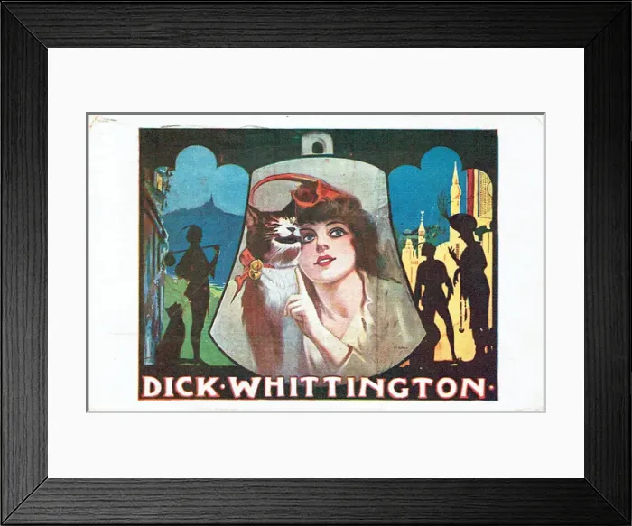 Framed Print : Dick Whittington. Chiswick Empire Framed Print : Dick Whittington. Chiswick Empire