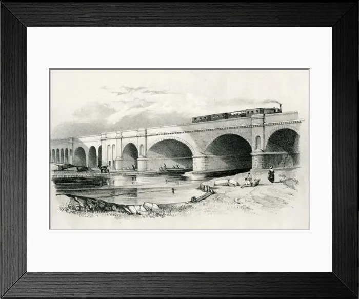 Framed Print : London and Greenwich railway Framed Print : London and Greenwich railway