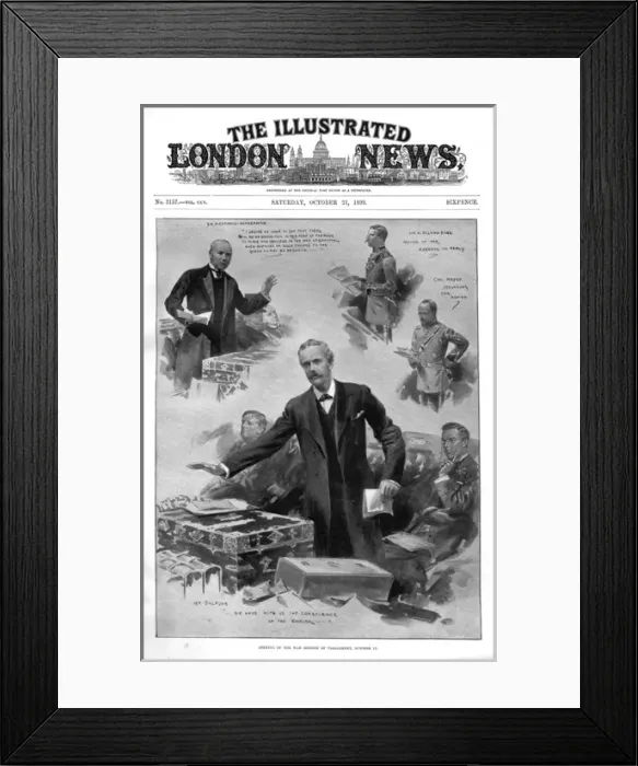Framed Print : Opening of the war session of Parliament: Boer Crisis Framed Print : Opening of the war session of Parliament: Boer Crisis