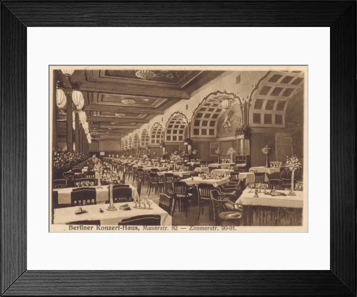 Framed Print : Interior of the Berliner Konzert-Haus (Clou Clou), Berlin Framed Print : Interior of the Berliner Konzert-Haus (Clou Clou), Berlin