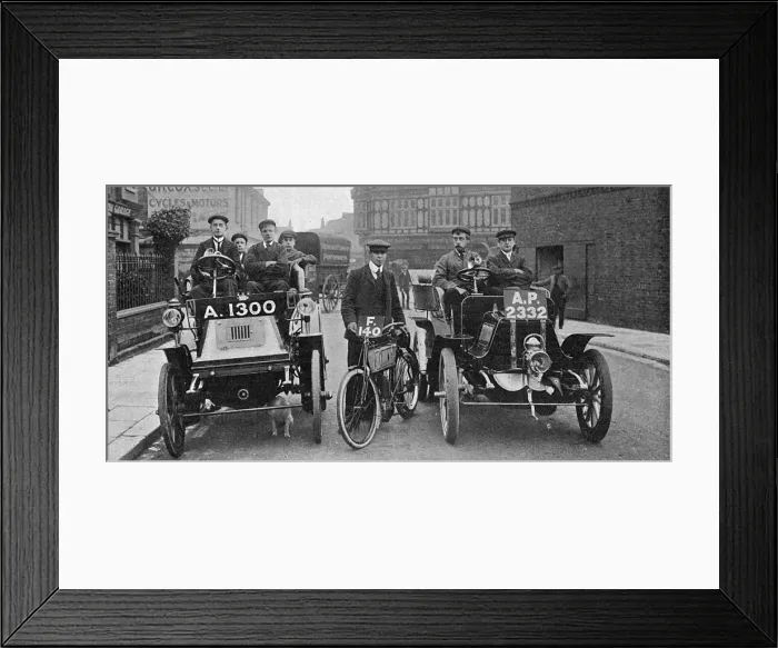 Framed Print : Ticketed motorists, 1903 Framed Print : Ticketed motorists, 1903