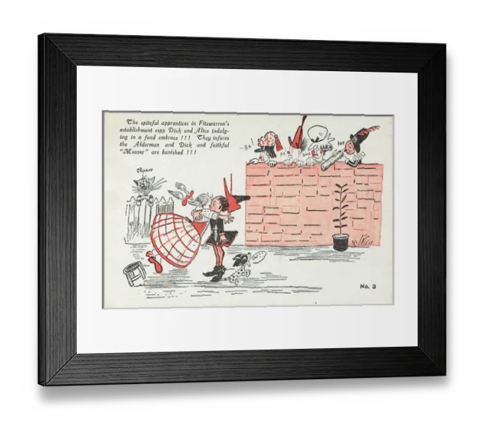Framed Print : Dick Whittington by J. Hickory Wood and Arthur Collins Framed Print : Dick Whittington by J. Hickory Wood and Arthur Collins