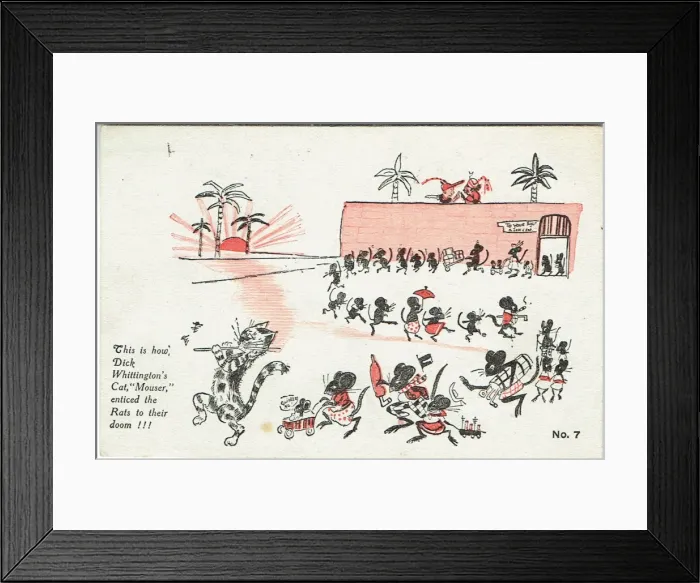 Framed Print : Dick Whittington by J. Hickory Wood and Arthur Collins Framed Print : Dick Whittington by J. Hickory Wood and Arthur Collins